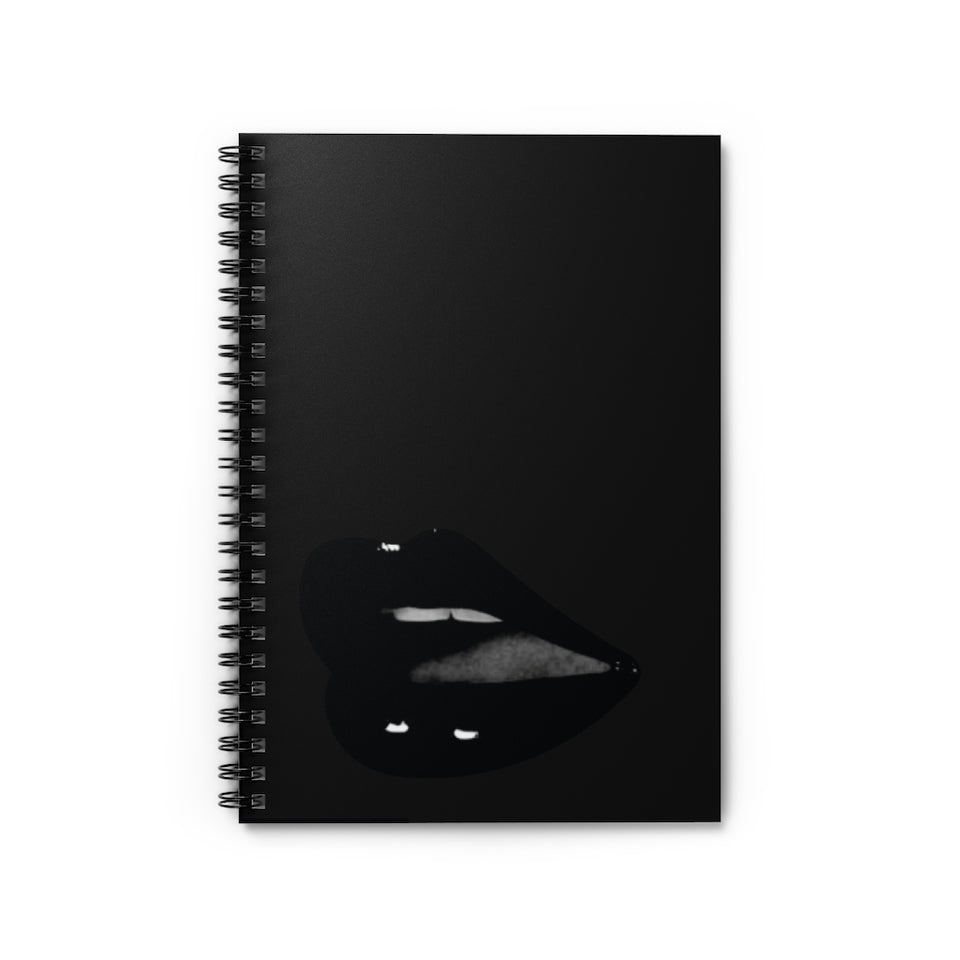 Retro Kiss Spiral Notebook - Ruled Line