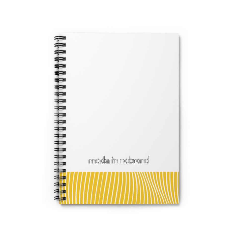 Made In Nobrand Spiral Notebook - Canary