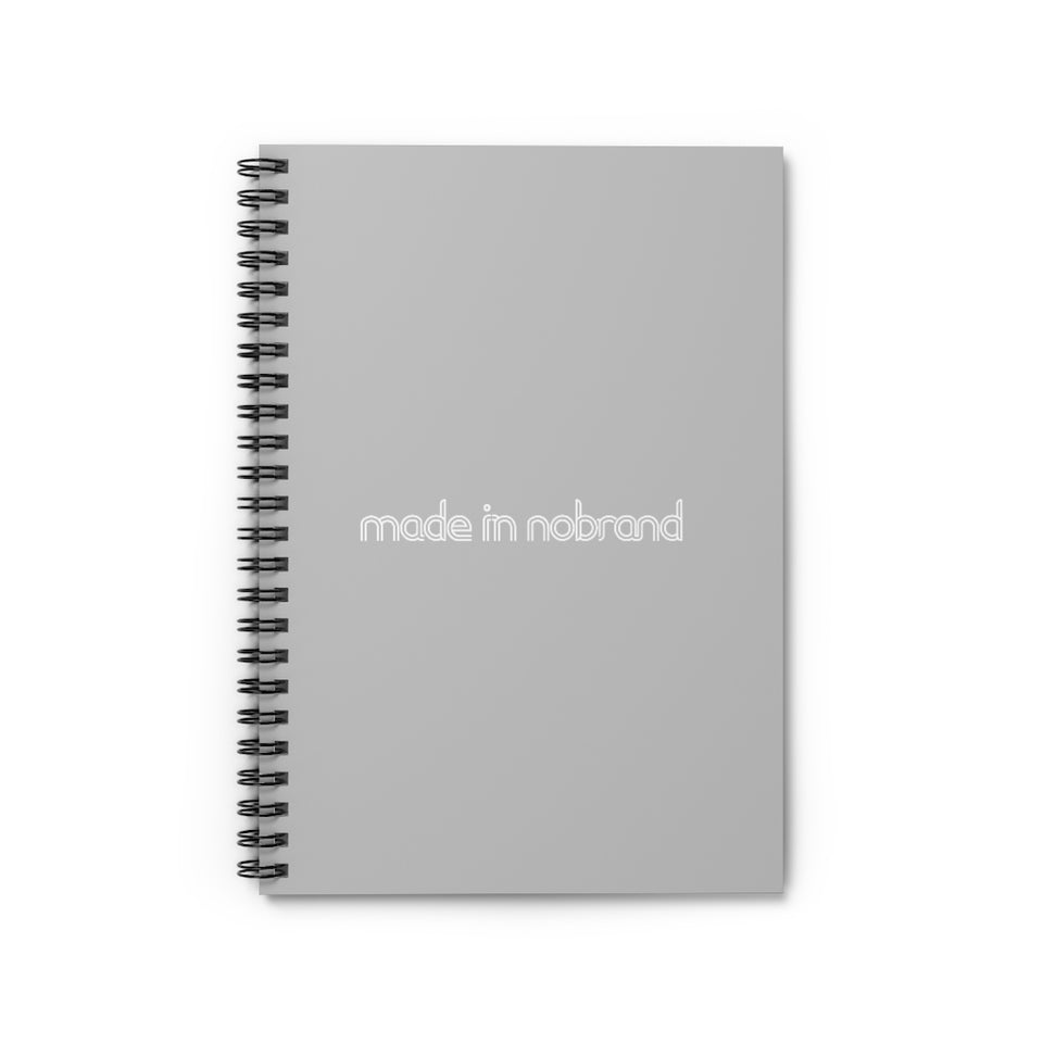 Made In Nobrand Spiral Notebook - Ruled Line